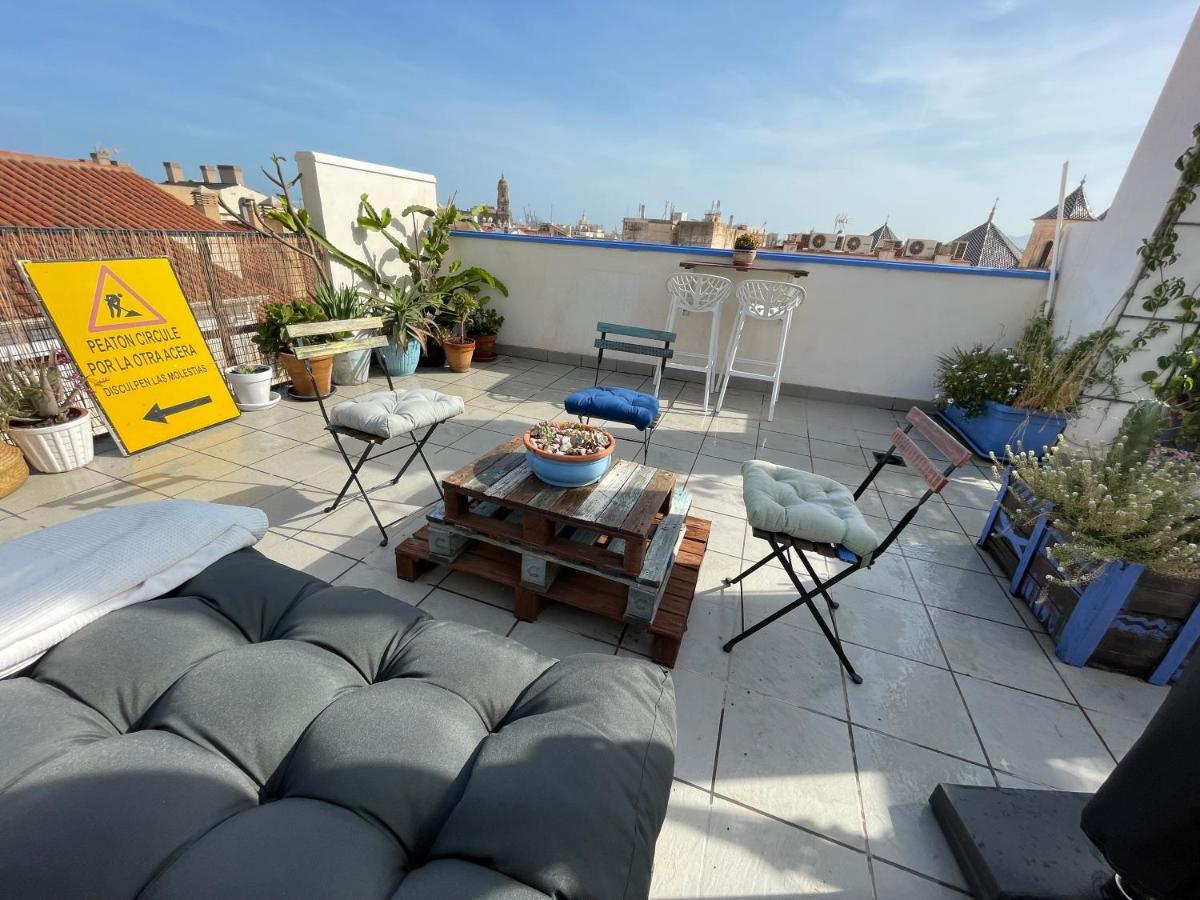 Charming Home With Private Terrace,Heart Of 말라가 외부 사진
